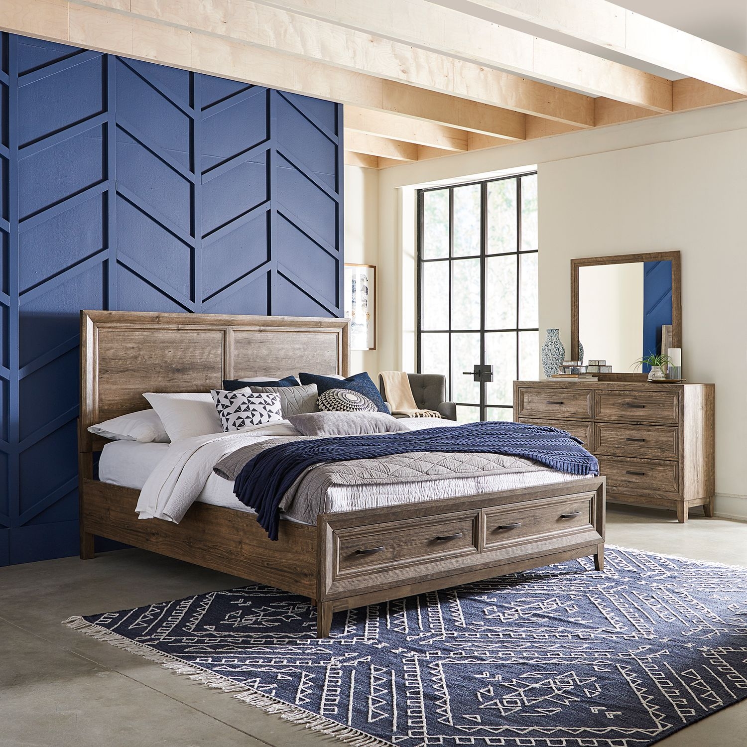 Liberty Furniture Ridgecrest Queen Storage Bedroom Group
