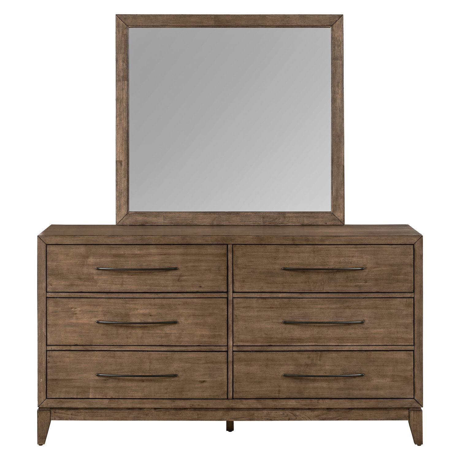 6-Drawer Dresser with Mirror