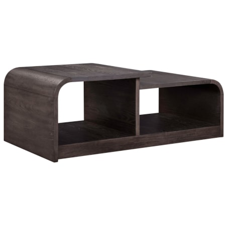 Rectangular 2-Shelf Cocktail Table