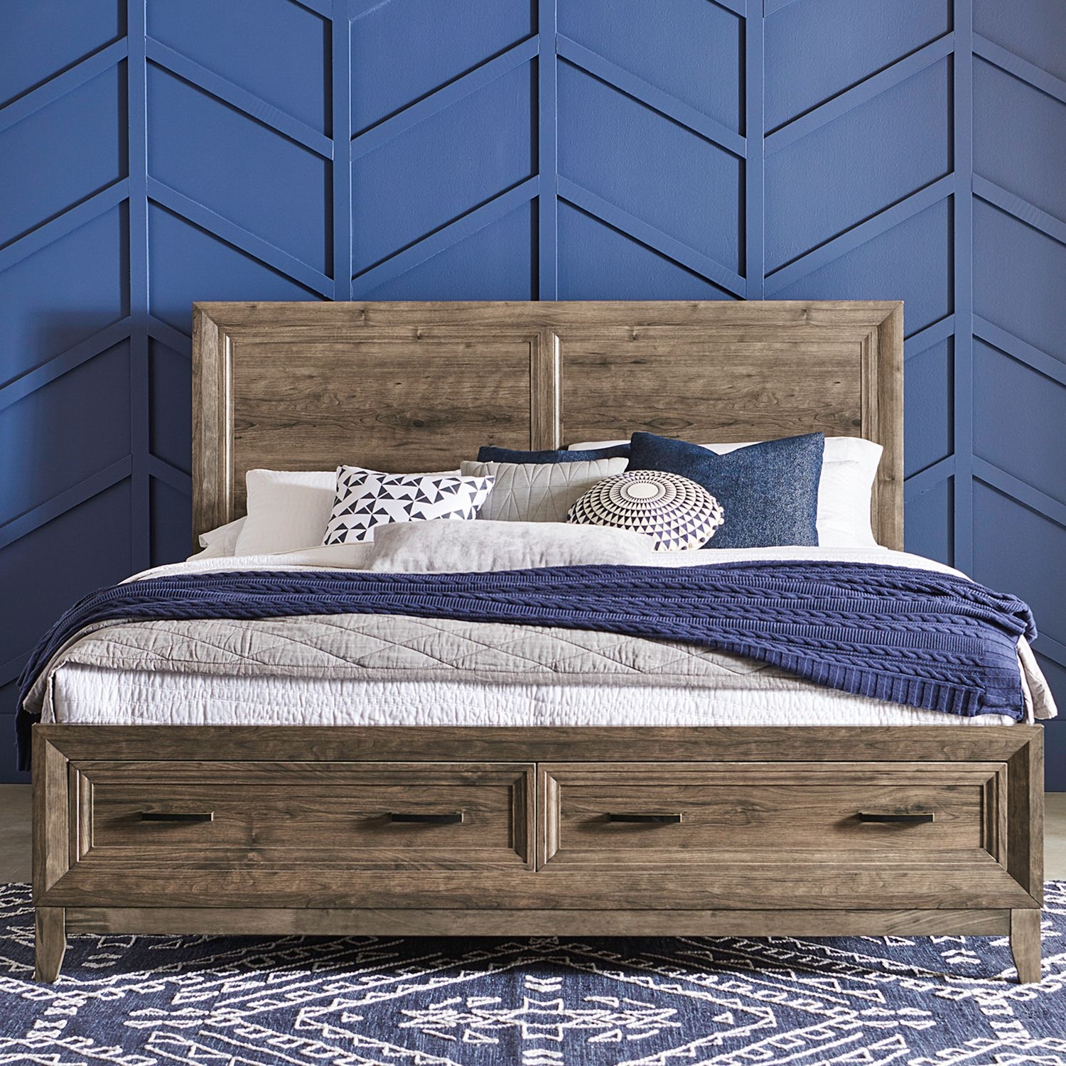 Liberty Furniture Ridgecrest King Storage Bed