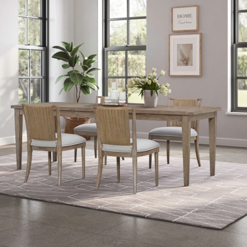 Transitional 5-Piece Dining Set