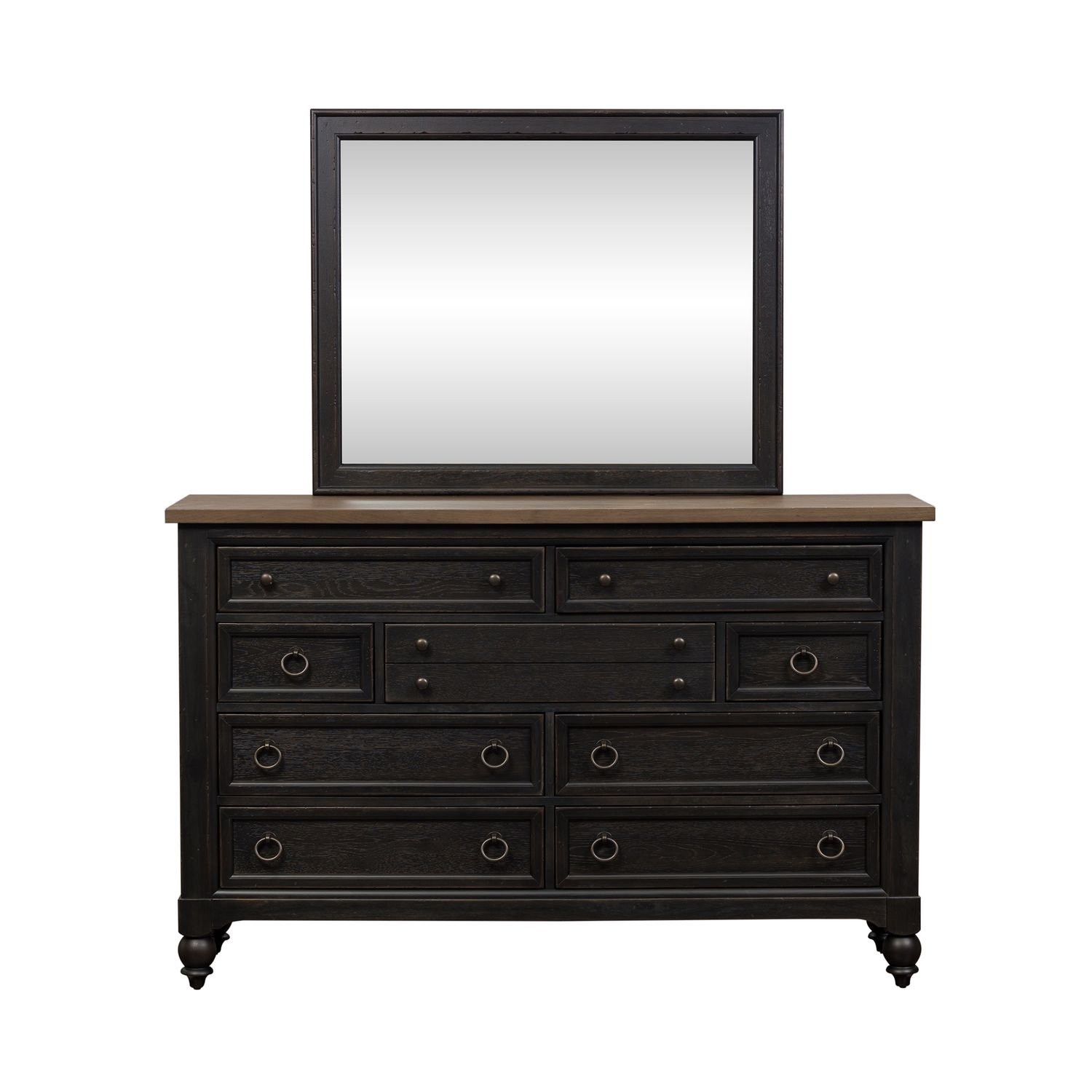 9-Drawer Dresser &amp; Mirror Set