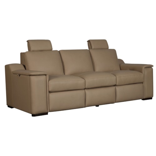 Contemporary Sofa with Powered Footrest