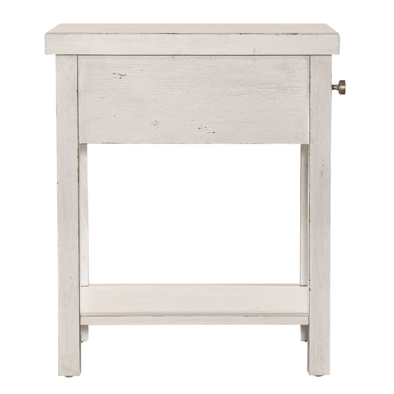 Liberty Furniture Modern Farmhouse Drawer Chair Side Table