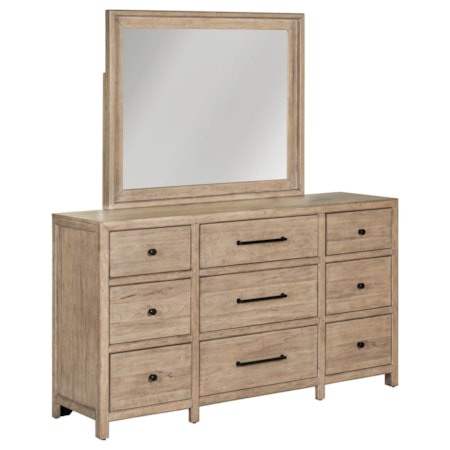 Dresser and Mirror