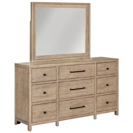 Dresser and Mirror