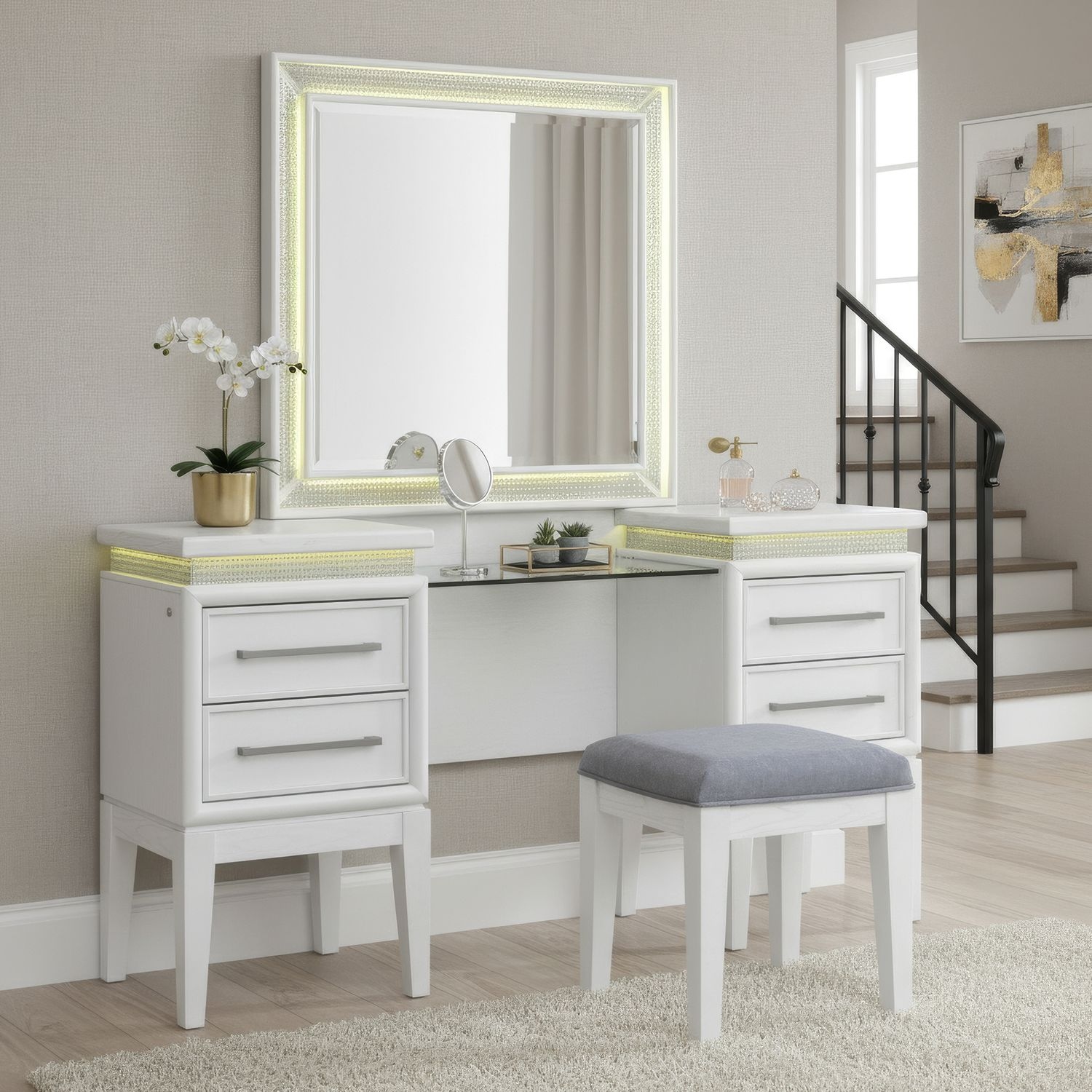 Liberty Furniture Reflections 3 Piece Vanity Set