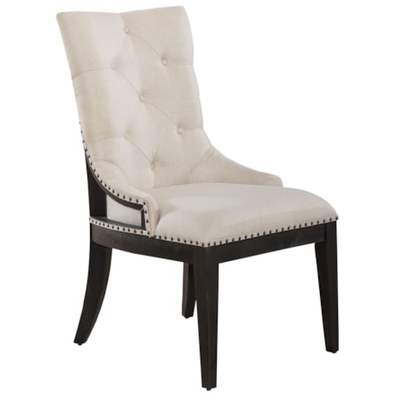 Upholstered Sheltered Side Chair