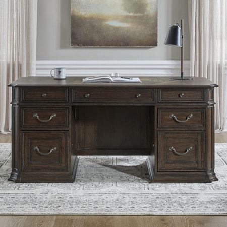 6-Drawer Jr Executive Desk