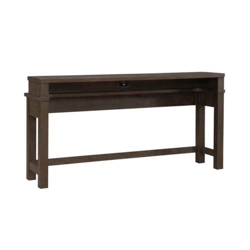 Contemporary Console Bar Table with USB