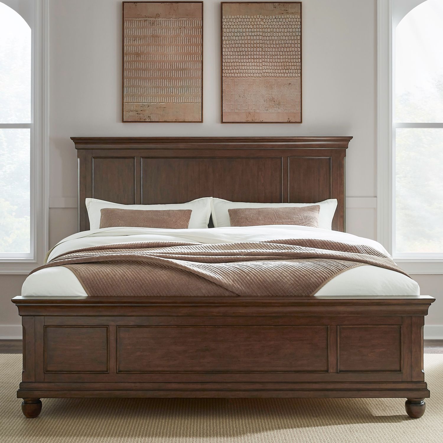 Liberty Furniture Rustic Traditions California King Panel Bed