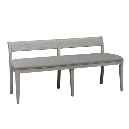 Farmhouse Upholstered Dining Bench