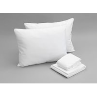 Queen Includes 2 Pillows, 2 Pillow Cases, 1 Flat Sheet, 1 Fitted Sheet And 1 Mattress Protector