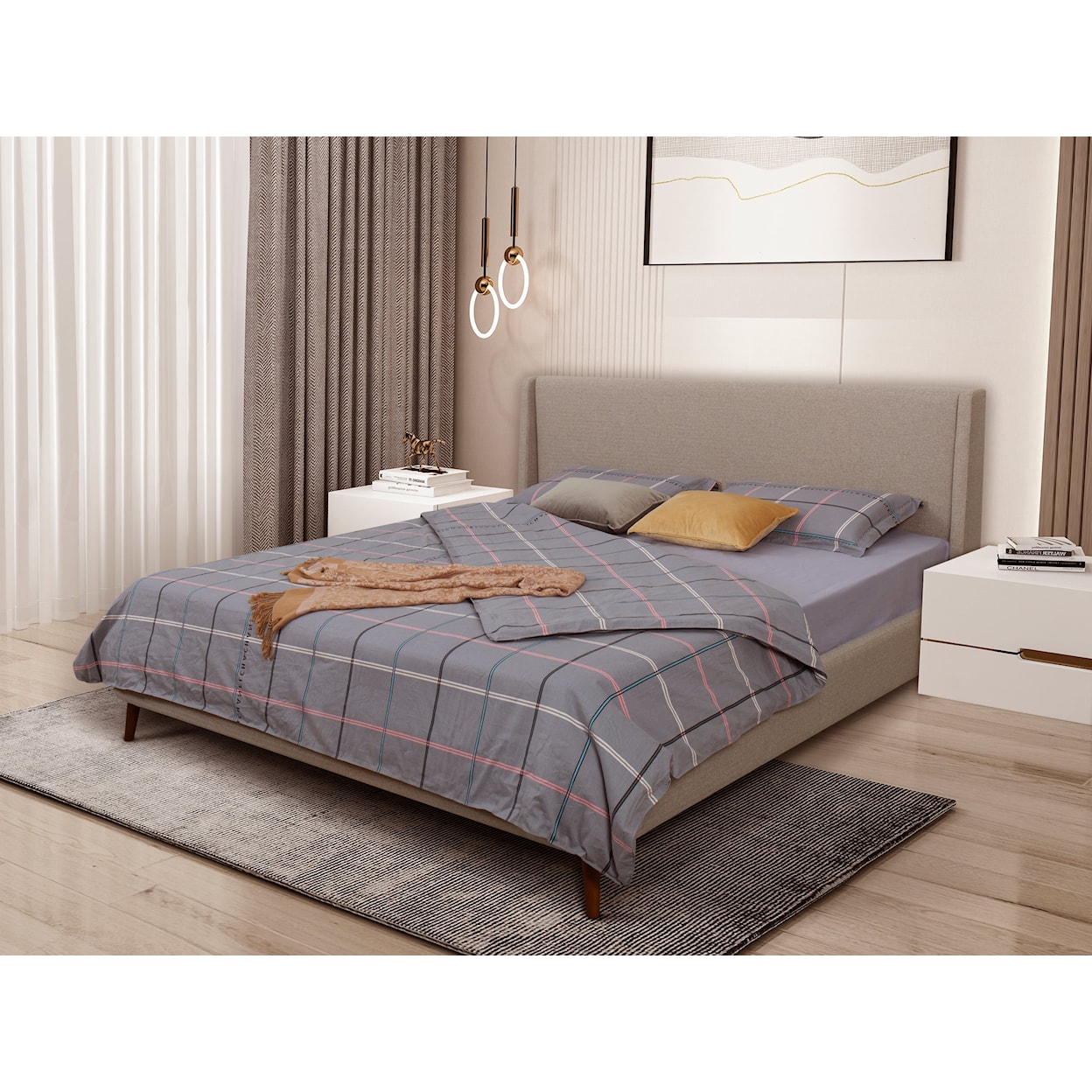 idealSLEEP South Bay International Queen Bed Frame