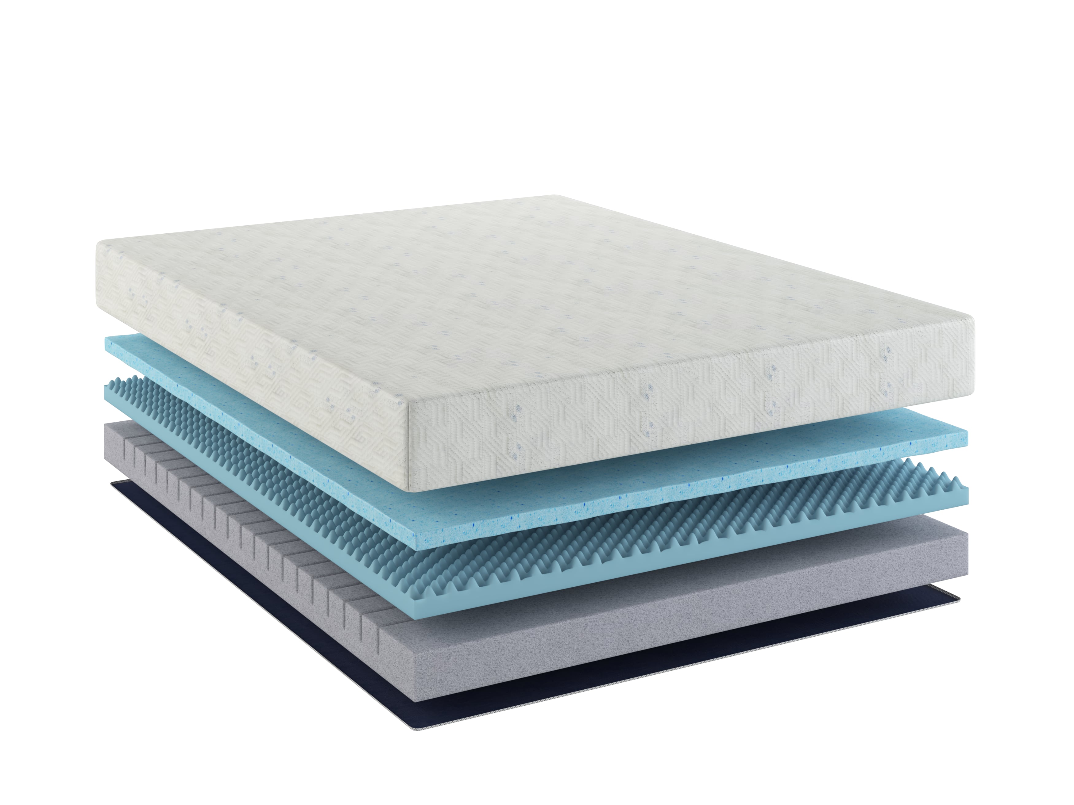 South Bay International 8ESSQ Queen GelInfused Foam With Air Channels