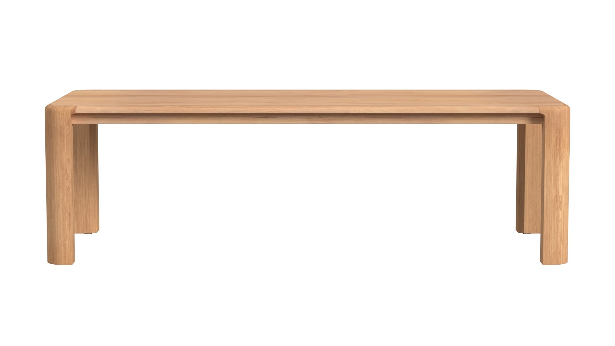 Natural Teak 96" Rect. Dining Table