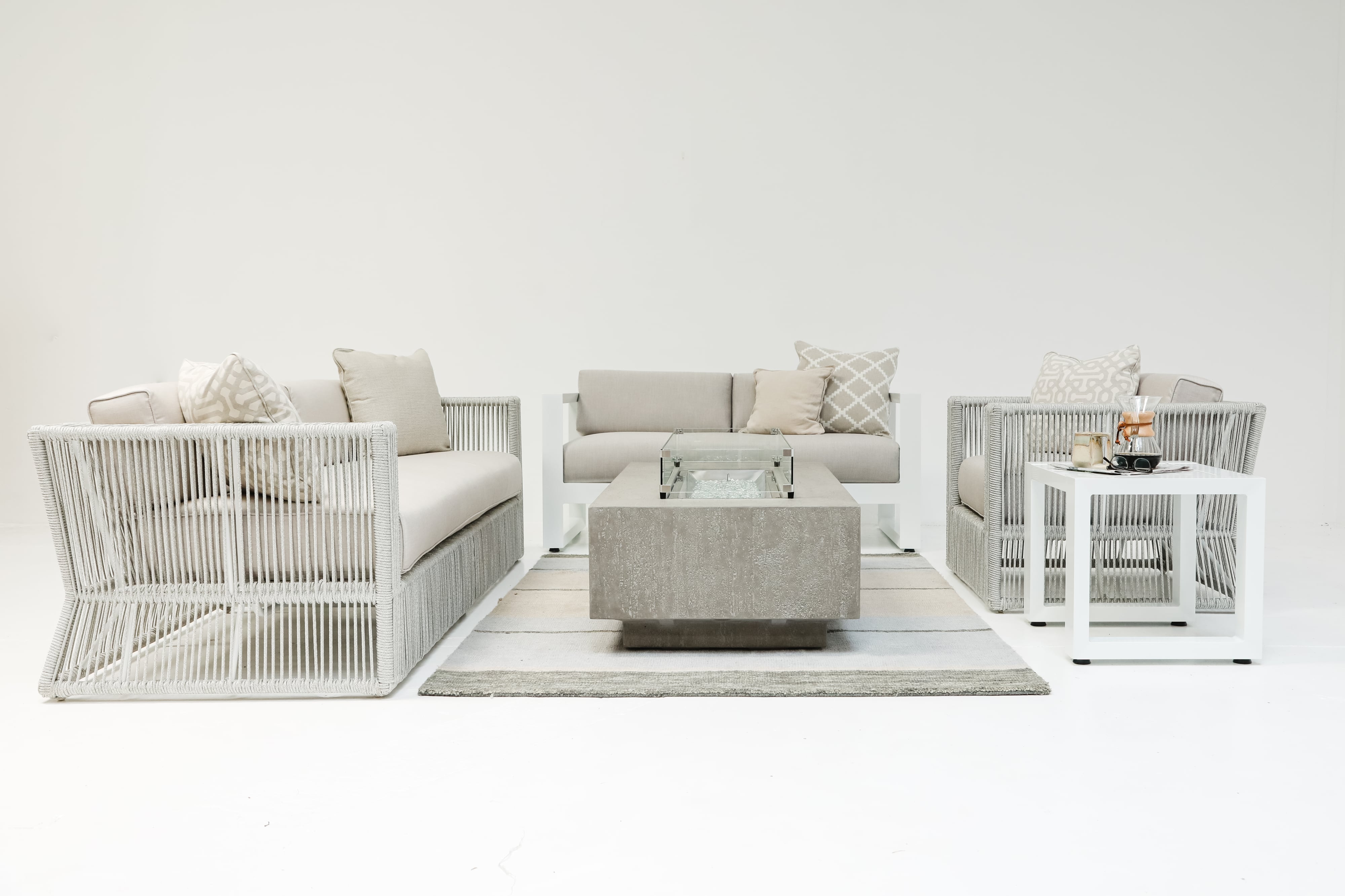 Sunset West Miami Outdoor Cushioned Sofa