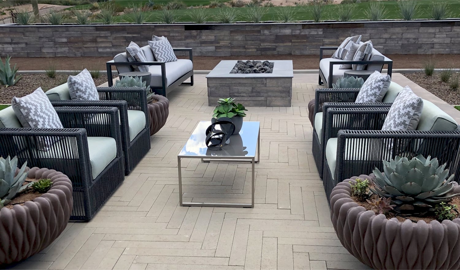 Sunset West Milano Outdoor Cushioned Club Chair