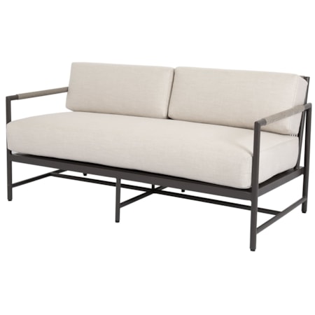 Outdoor Cushioned Loveseat