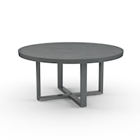 Contemporary Outdoor 60" Round Dining Table