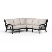 Traditional Upholstered Sectional Sofa