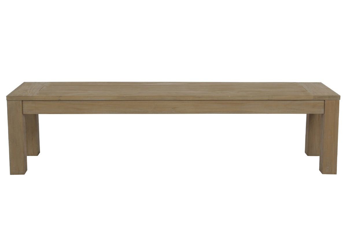 Outdoor Cushioned Dining Bench