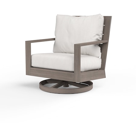 Outdoor Swivel Club Rocker