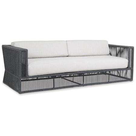 Outdoor Cushioned Sofa