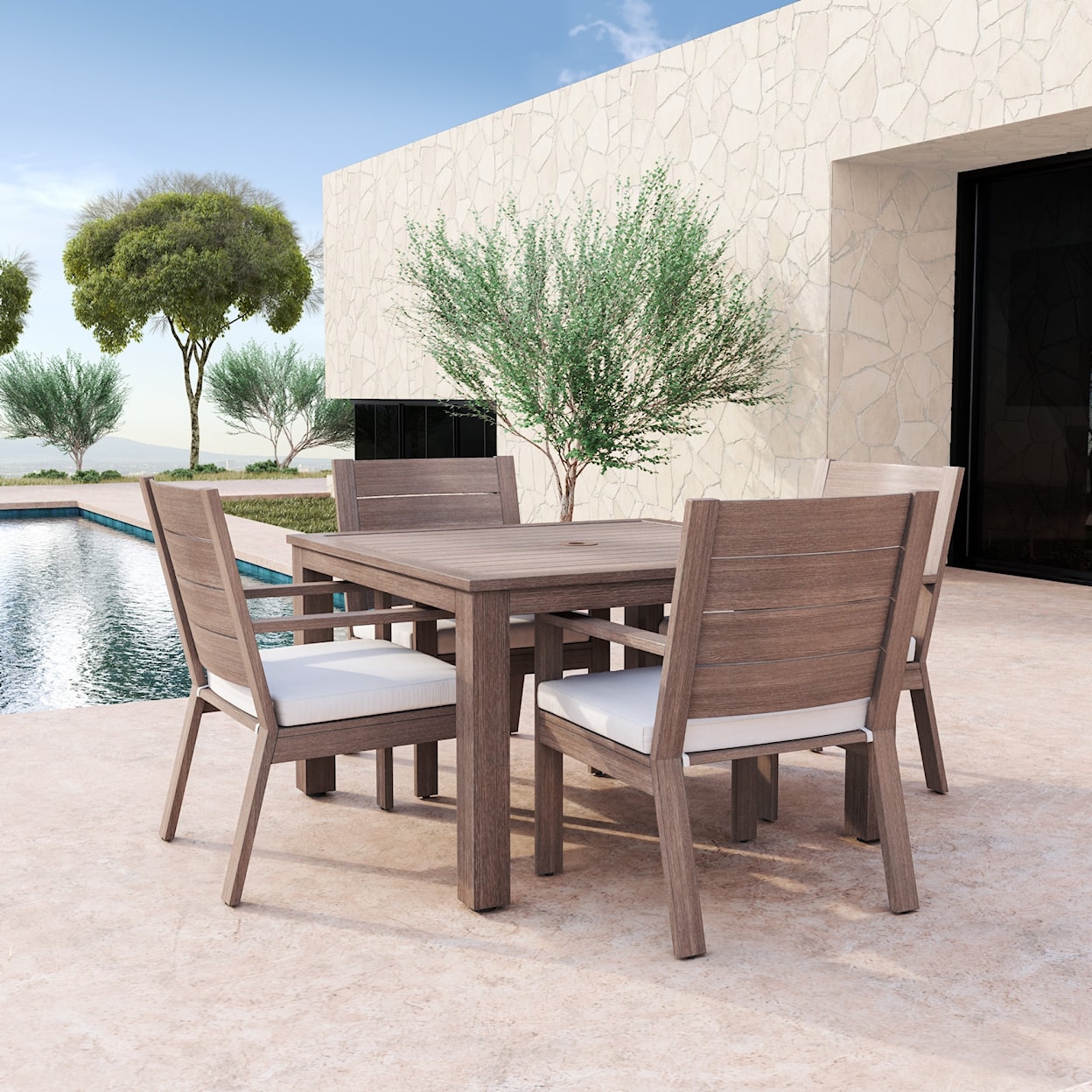 Sunset West Laguna Outdoor 48" Square Table
