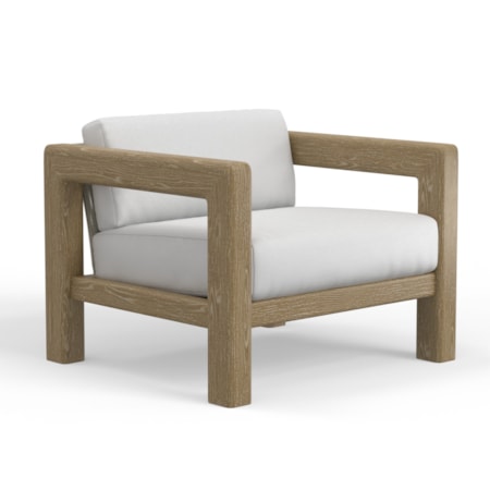 Outdoor Cushioned Club Chair