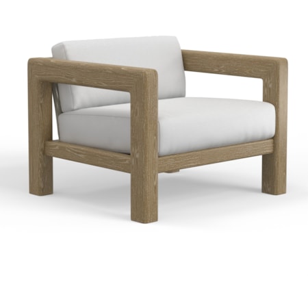 Outdoor Cushioned Club Chair