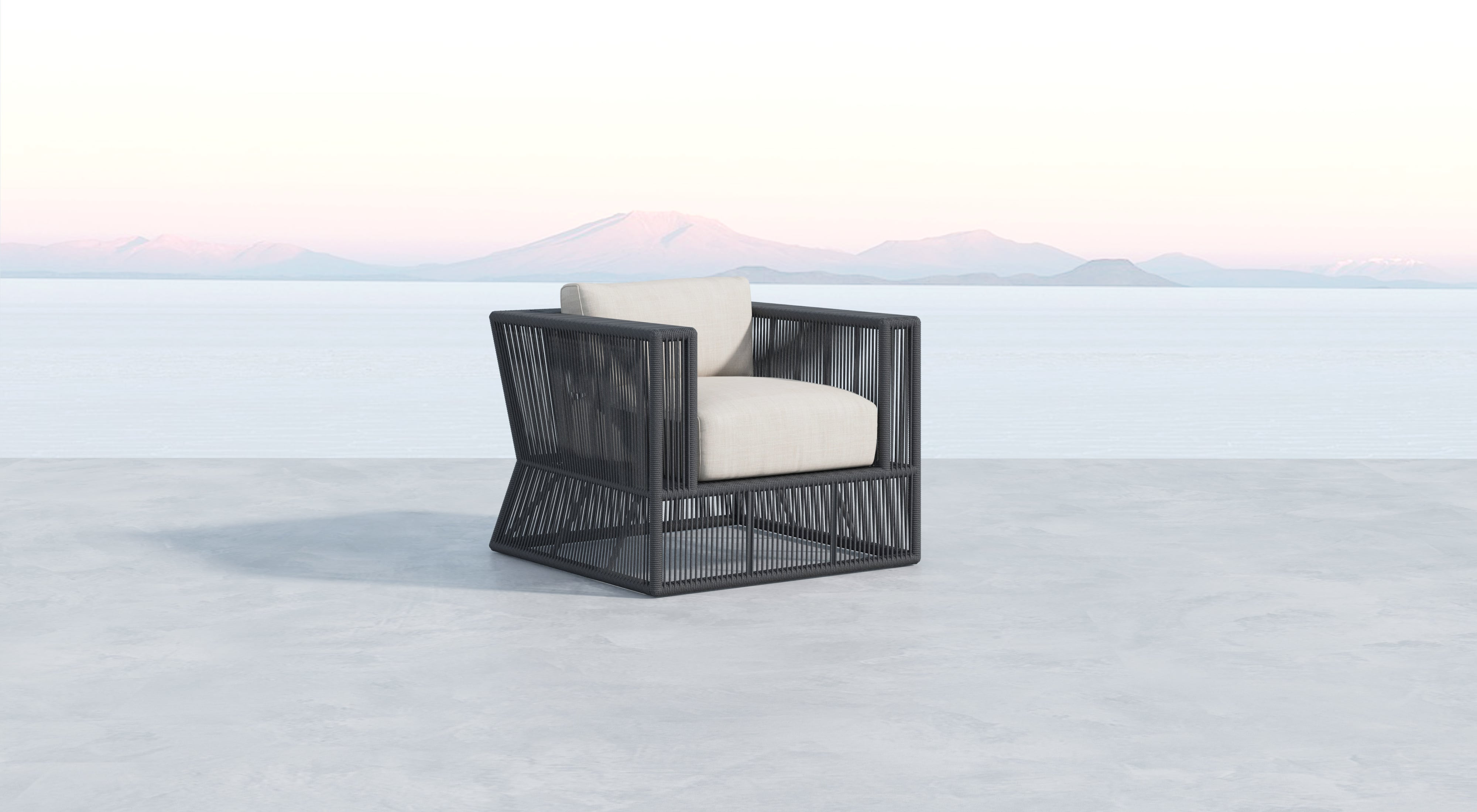 Sunset West Milano Outdoor Cushioned Club Chair