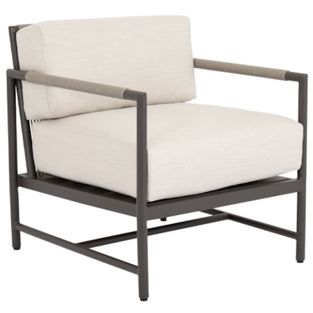 Outdoor Cushioned Club Chair