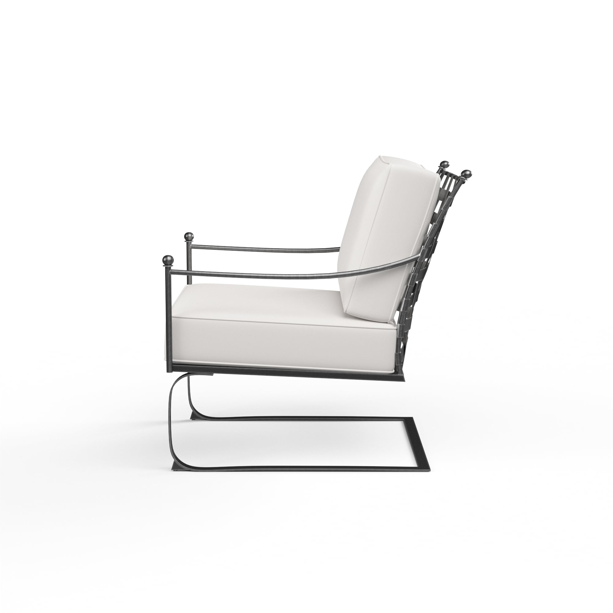 Cushioned Rocking Club Chair