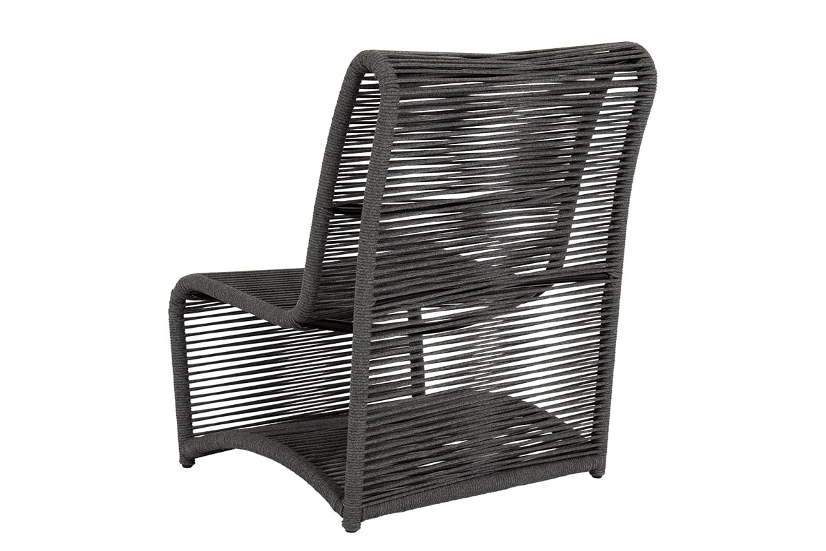 Sunset West Milano Armless Outdoor Club Chair