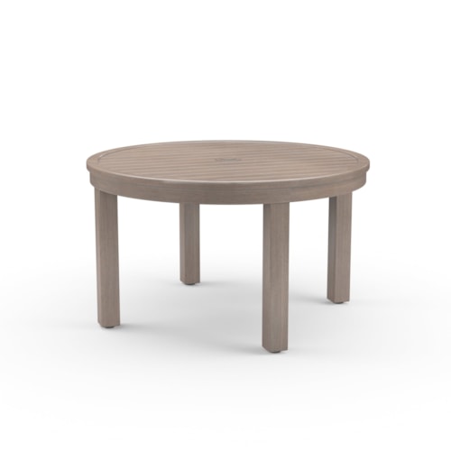 Transitional Outdoor 50" Round Dining Table