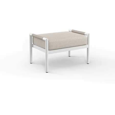 Outdoor Upholstered Ottoman
