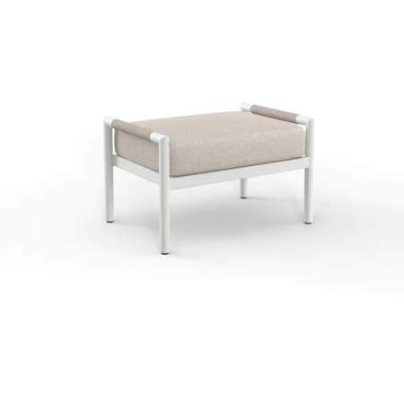 Outdoor Cushioned Ottoman