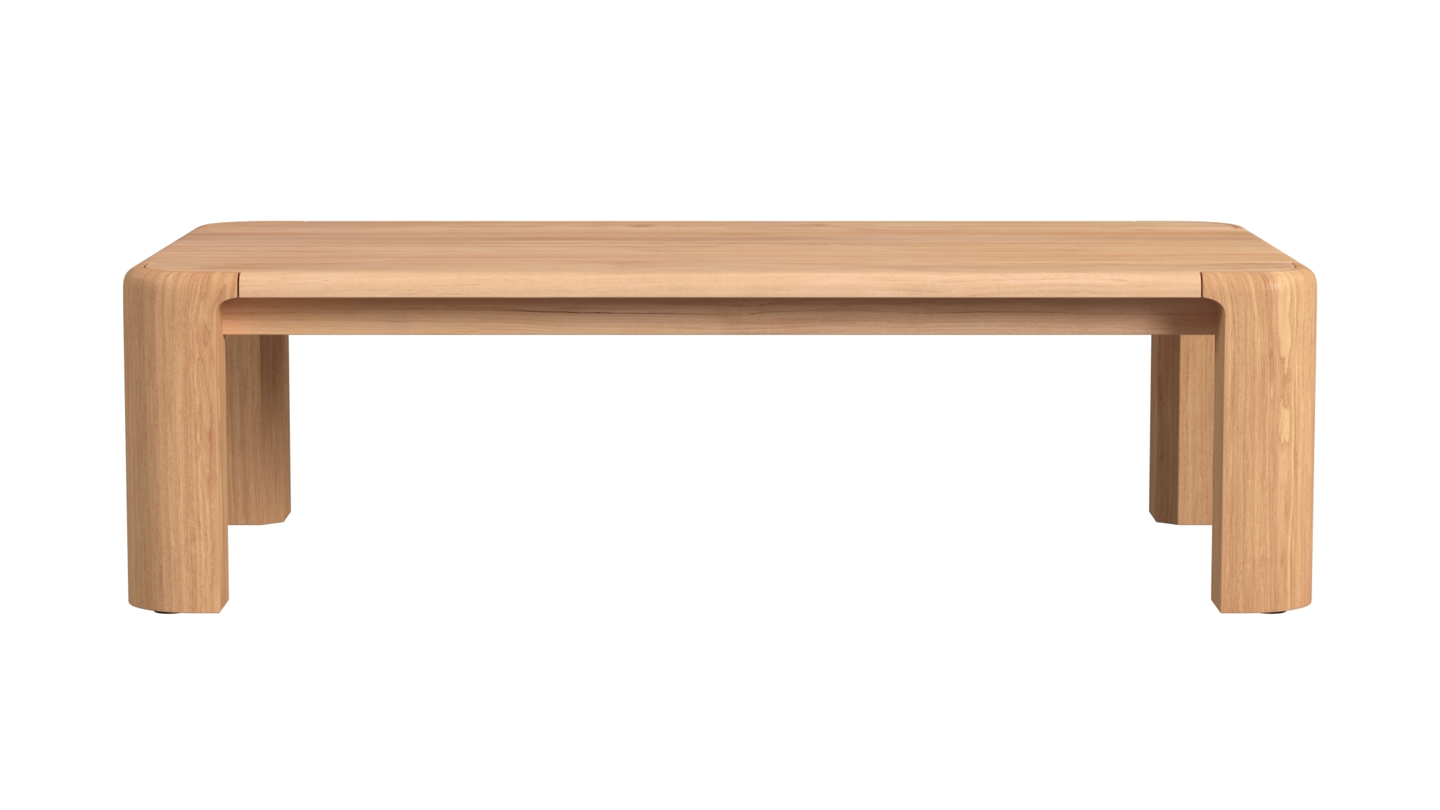 Natural Teak 60" Rect. Coffee Table
