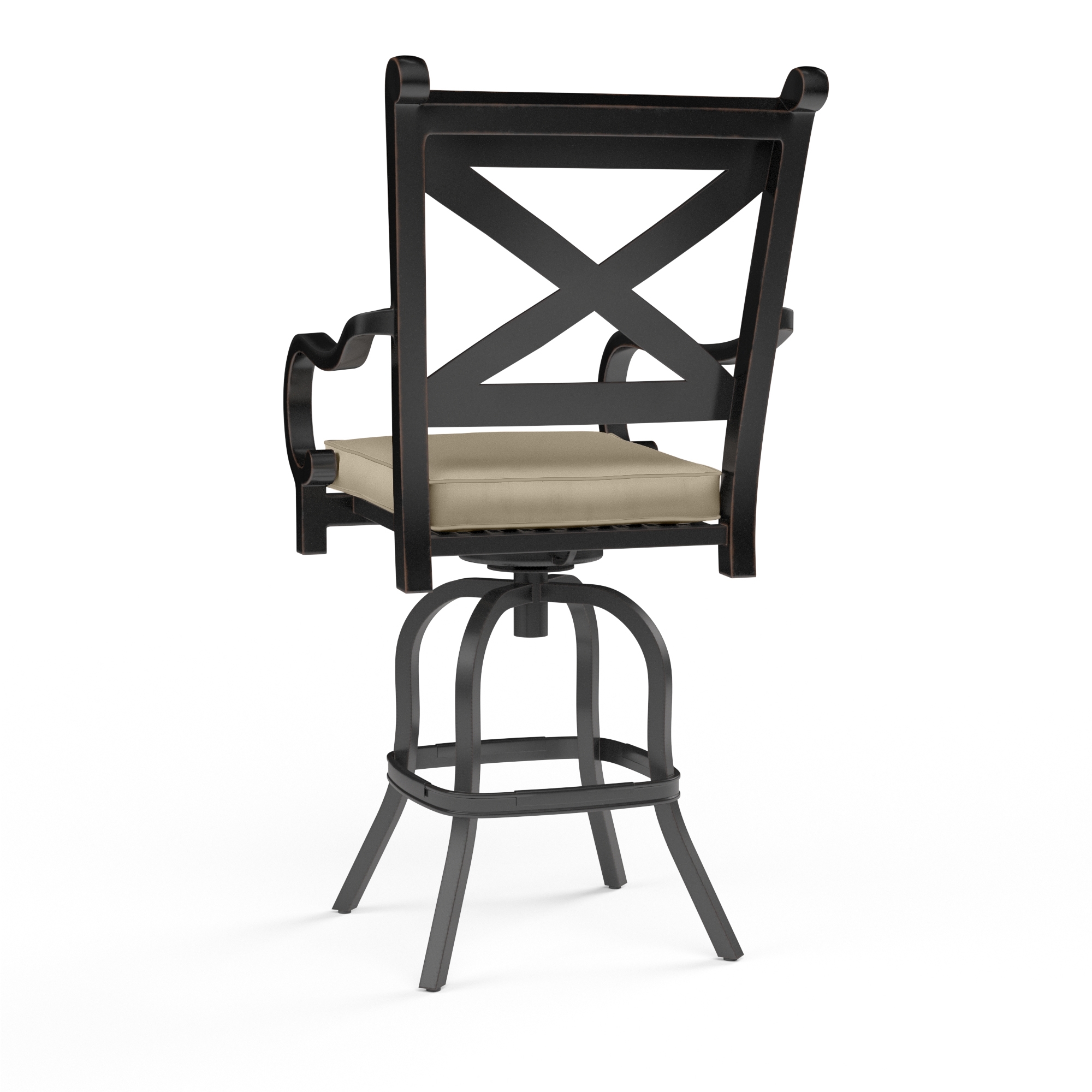 X-Back Counter Stool w/Seat Cushion