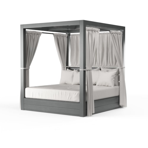 Contemporary Outdoor King Canopy Daybed