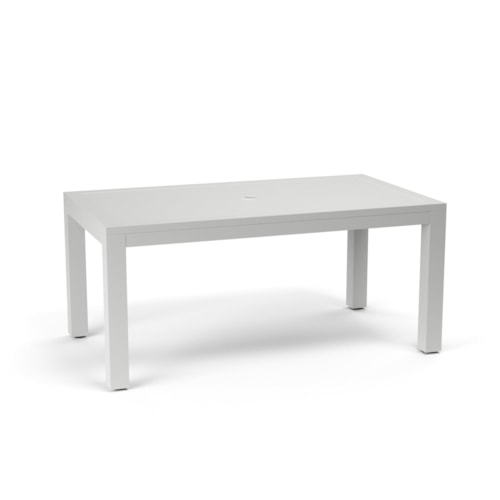 Contemporary Outdoor Rectangular 64" Dining Table