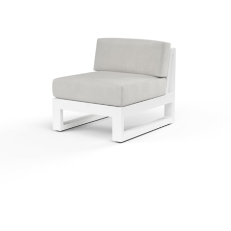 Outdoor Armless Club Chair