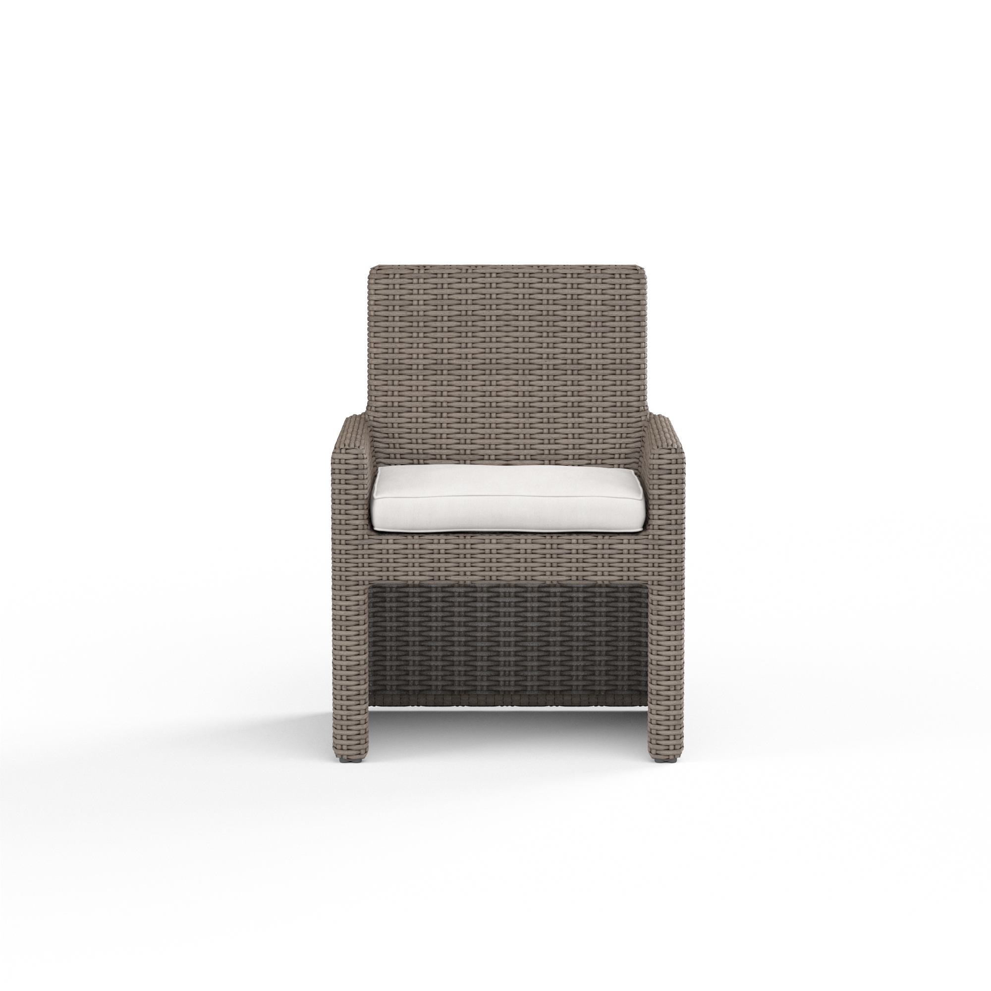 Outdoor Resin Wicker Dining Armchair