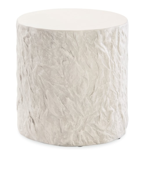Contemporary Outdoor Round End Table