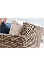 Sunset West Havana Transitional Outdoor Resin Wicker Coffee Table