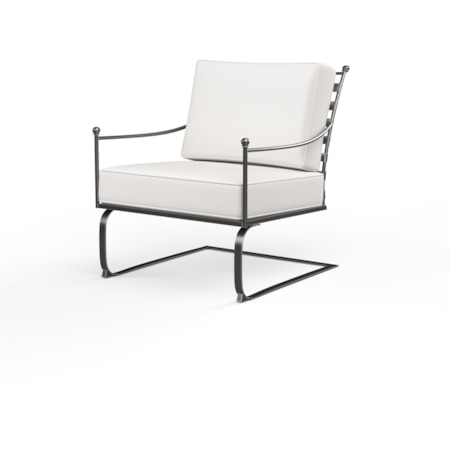 Cushioned Rocking Club Chair