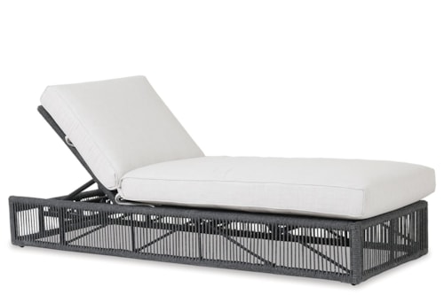 Contemporary Outdoor Adjustable Chaise Lounge