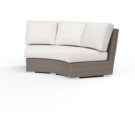 Outdoor Curved Loveseat