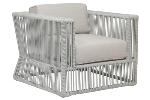 Coastal Outdoor Cushioned Club Chair